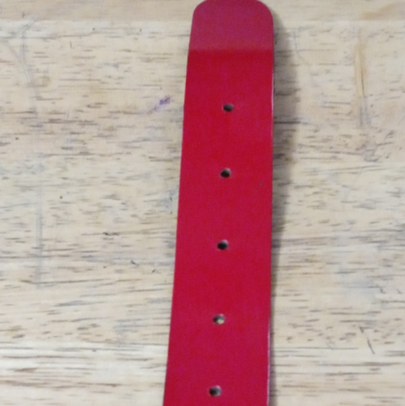 🇬🇧Express Vintage Made in England Red Belt Small,Fits 28-33,New!! Nice Gift. - Picture 3 of 15